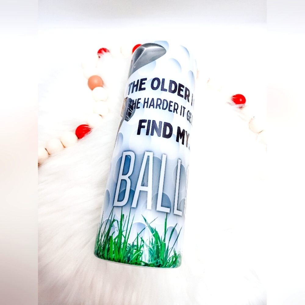 Hard to find my balls (golf) Tumbler